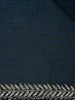 Peacock Blue Solid Organza Saree With Stone Embellished Border And Designer Blouse