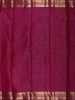 Peacock Blue Vaira Oosi Kattam Zari Woven Design Pure Kanchipuram Silk Saree with Contrast Korvai Zari Border