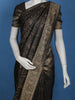 Peacock Green Paisley Woven Banarasi Silk Saree