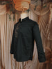 Peacock Green Tiger Face Motif Stone Embellished Design Pure Cotton Party Wear Full Sleeve Men Shirt