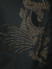 Peacock Green Tiger Face Motif Stone Embellished Design Pure Cotton Party Wear Full Sleeve Men Shirt