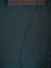 Peacock Teal Blue Stone Embellished Design Organza Designer Saree