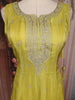 Peacock green Sequins And Zari Embroidered Silk Salwar Suit