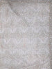 Pearl White Heavy Sequins and Beads Embroidered Design Net Party Wear Saree with Designer Border
