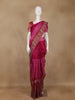Pink Abstract Design Organza Saree