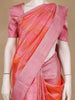 Pink And Orange Dual Tone Geometric Woven Design Pure Kanchipuram Silk Saree