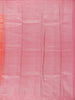 Pink And Orange Dual Tone Geometric Woven Design Pure Kanchipuram Silk Saree