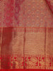 Pink Brocade Woven Pure Kanchipuram Tissue Silk Saree - Diadem