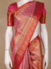Pink Brocade Woven Pure Kanchipuram Tissue Silk Saree - Diadem