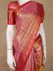 Pink Brocade Woven Pure Kanchipuram Tissue Silk Saree - Diadem