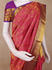 Pink Butta Woven Design Kanchipuram Silk Saree