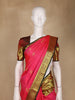 Pink Butta Woven Design Pure Kanchipuram Silk Saree