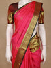 Pink Butta Woven Design Pure Kanchipuram Silk Saree