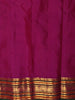 Pink Butta Zari Woven Design Pure Kanchipuram Silk Saree With Contrast Varisai Pattu Border