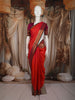 Pink Butta Zari Woven Design Pure Kanchipuram Silk Saree With Contrast Varisai Pattu Border
