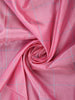 Pink Checked Design Woven Pure Kanchipuram Silk Saree With Contrast Border