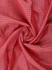Pink Checked Woven Pure Kanchipuram Silk Saree