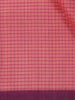 Pink Checked Woven Pure Kanchipuram Silk Saree