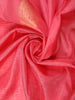 Pink Checked Zari Woven Pure Kanchipuram Silk Saree