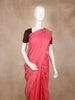 Pink Checked Zari Woven Pure Kanchipuram Silk Saree