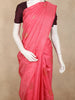Pink Checked Zari Woven Pure Kanchipuram Silk Saree