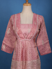 Pink Embroidered Design Silk Palazzo Suit