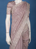 Pink Embellished Design Tissue Saree