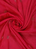 Pink Floral Butta Design Semi Banarasi Silk Saree
