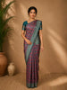 Pink Floral Design Banarasi Silk Saree