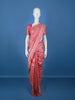 Pink Floral Design Banarasi Silk Saree - Diadem