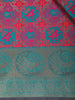 Pink Floral Design Banarasi Silk Saree