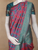 Pink Floral Design Banarasi Silk Saree