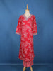 Pink Floral Design Cotton Salwar Suit