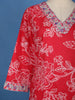 Pink Floral Design Cotton Salwar Suit
