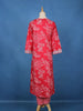 Pink Floral Design Cotton Salwar Suit