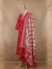 Pink Floral Design Cotton Salwar Suit with Dupatta