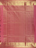 Pink Floral Design Woven Pure Kanchipuram Silk Saree With Zari Border