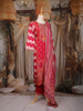 Pink Floral Embroidered Banarasi Salwar Suit