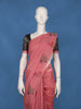 Pink Floral Embroidered Design Pure Cotton Saree