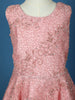 Pink Floral Embroidered Satin Kids Patiala Salwar Suit