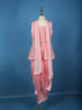 Pink Floral Embroidered Satin Kids Patiala Salwar Suit