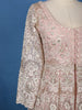 Pink Floral Embroidery Net Lehenga