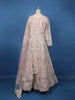 Pink Floral Embroidery Net Lehenga