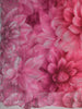 Pink Floral Printed Chiffon Saree