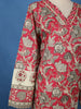 Pink Floral Printed Cotton Palazzo Suit