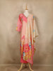Pink Floral Printed Cotton Salwar Suit