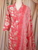 Pink Floral Printed Cotton Salwar Suit