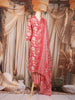 Pink Floral Printed Cotton Salwar Suit