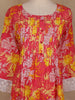 Pink Floral Printed Cotton Salwar Suit With Dupatta