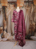 Pink Floral Printed Cotton Salwar Suit with Dupatta